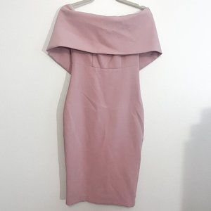 Off the shoulder cocktail dress